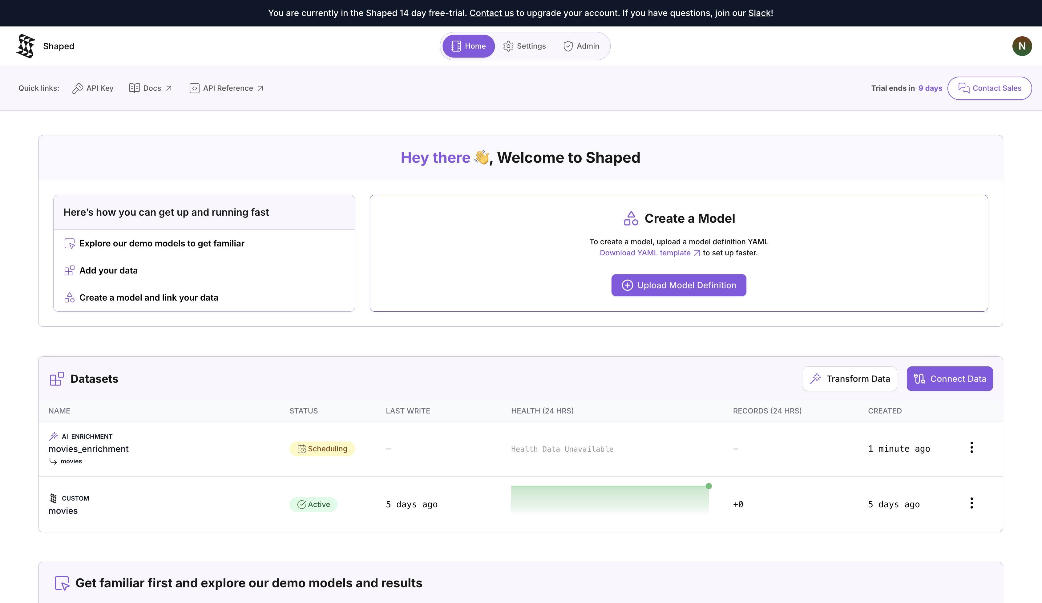 Transform Backfilling